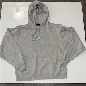 The Kooples Paris 🇫🇷 Skull Chain Gray Hoodie Pullover Sweatshirt Size OS